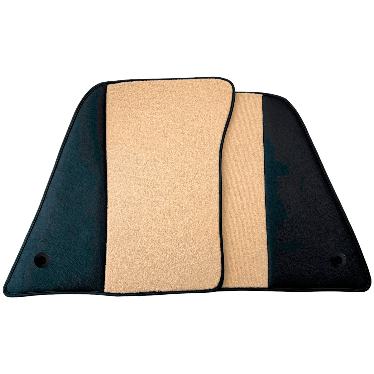 Beige Floor Mats for Ferrari SF90 Stradale (2019-2024) with Leather