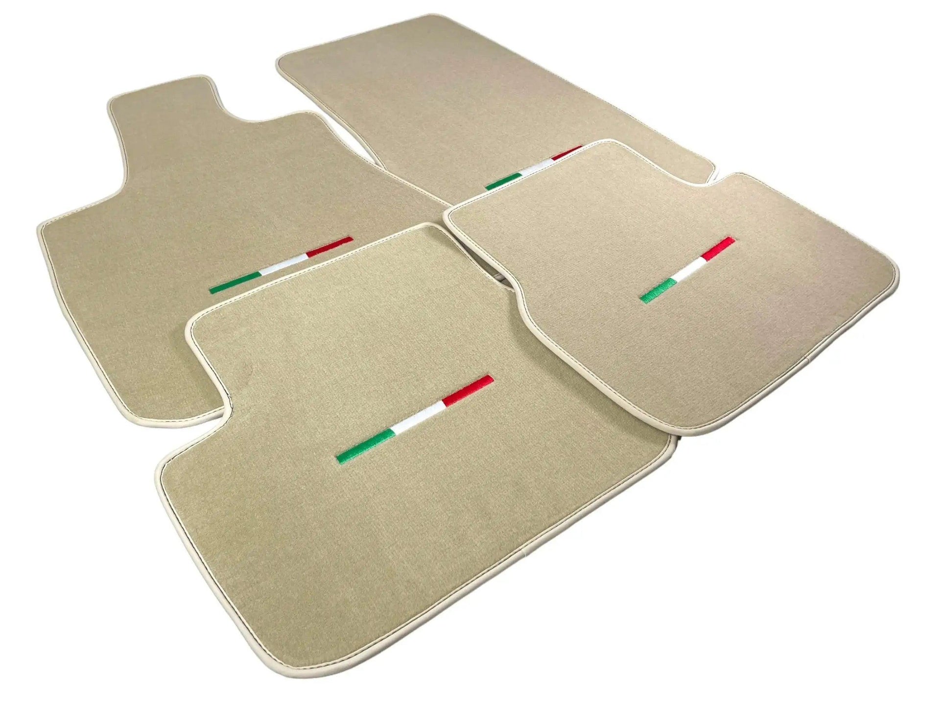 Beige Floor Mats For Maserati Levante (2017-2023) Italy Edition - AutoWin