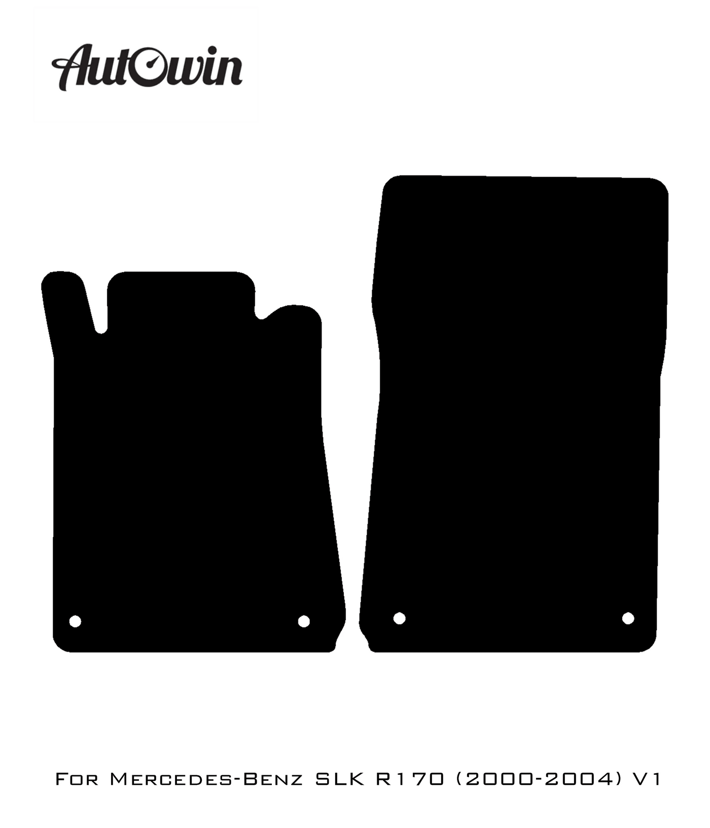 Beige Floor Mats For Mercedes-Benz SLK R170 (2000-2004) - AutoWin