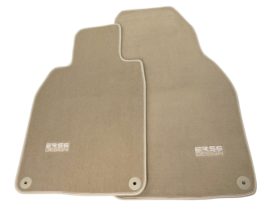 Beige Floor Mats for Porsche 718 Boxster (2016-2023) | Er56 Design - AutoWin