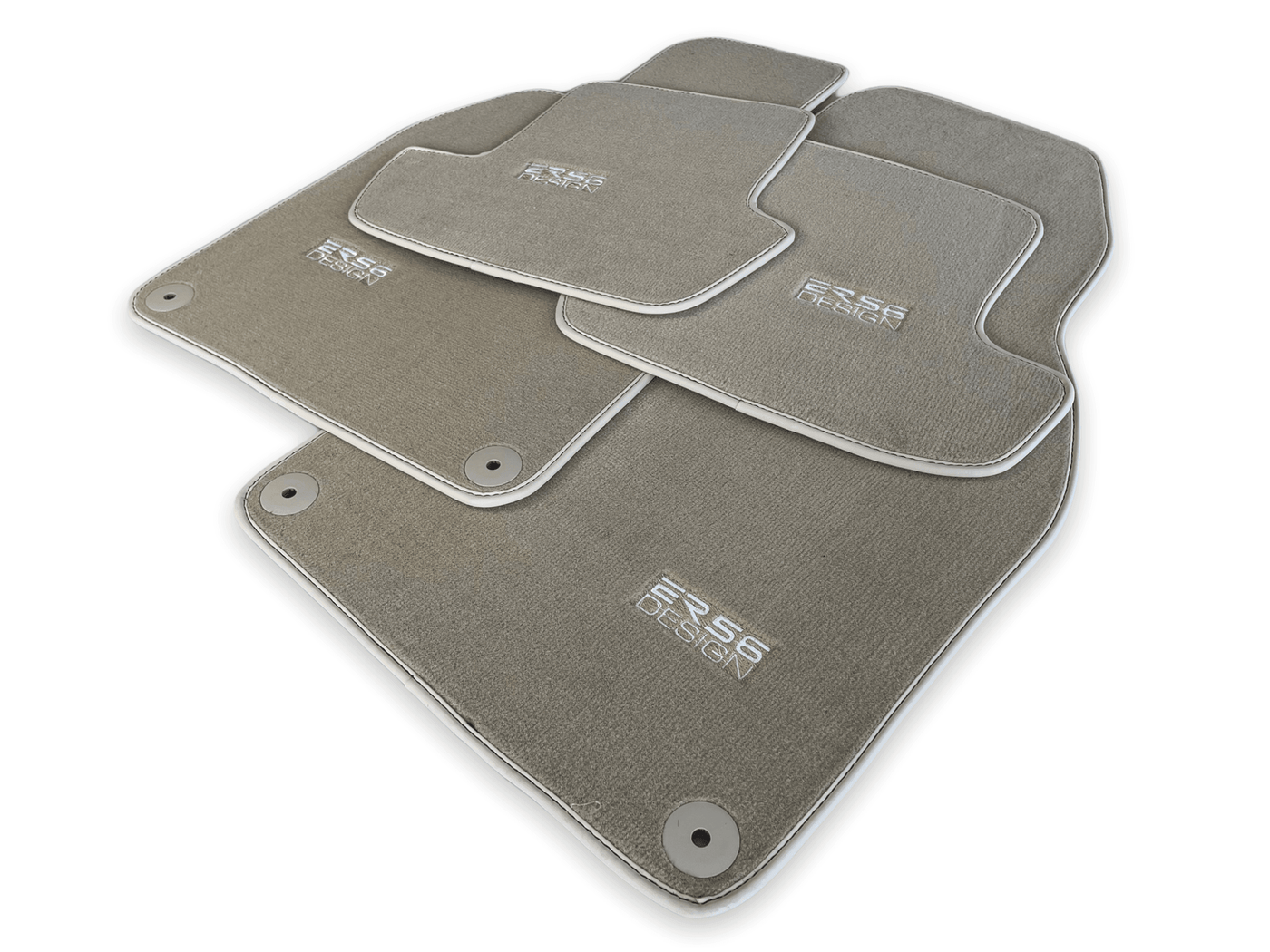 Beige Floor Mats for Porsche 911 - 992 (2019-2024) | ER56 Design - AutoWin