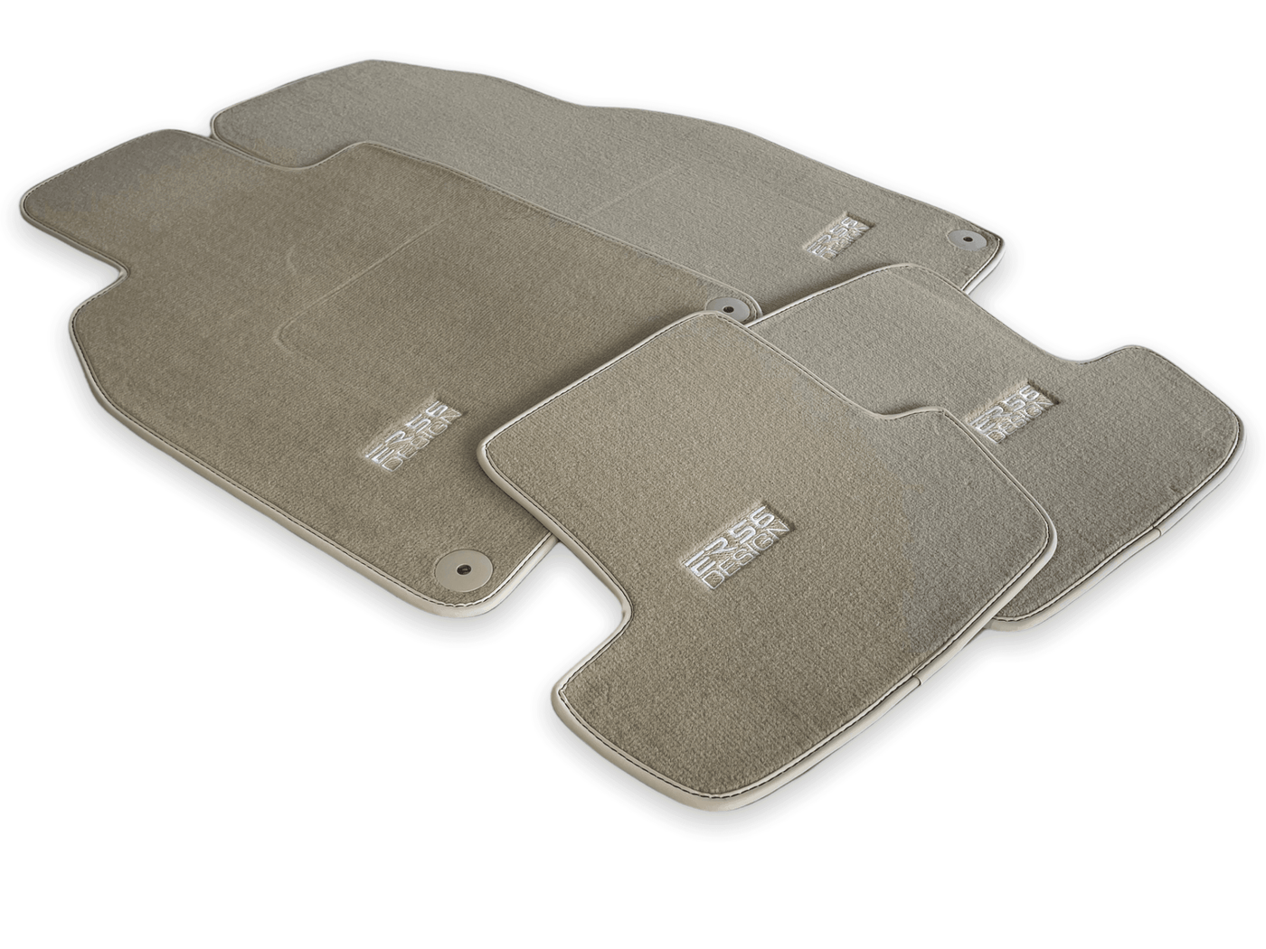 Beige Floor Mats for Porsche Cayenne (2010-2018) | ER56 Design - AutoWin
