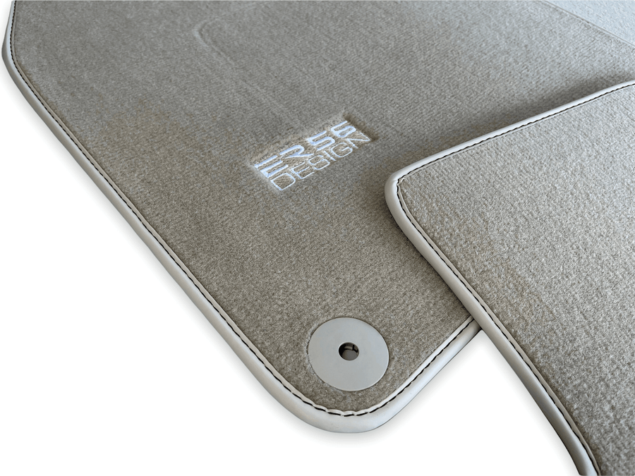 Beige Floor Mats for Porsche Panamera (2009-2016) | ER56 Design - AutoWin