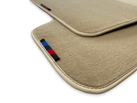 Beige Mats For BMW Gran Tourer F46 (2015-2022) 7 Seats With M Package - AutoWin