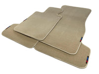 Beige Mats For BMW M4 G83 Convertible With M Package - AutoWin
