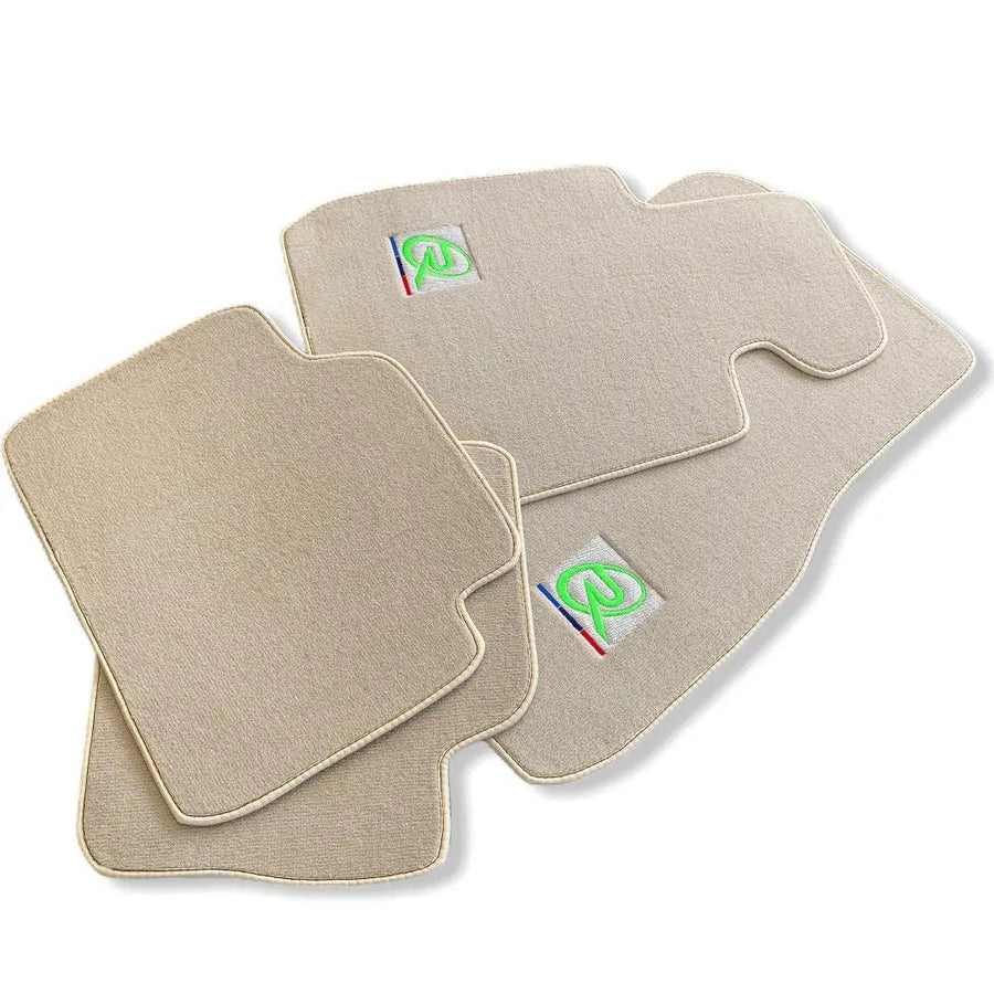 Beige Mats For BMW M5 E28 Tailored Set Perfect Fit - AutoWin