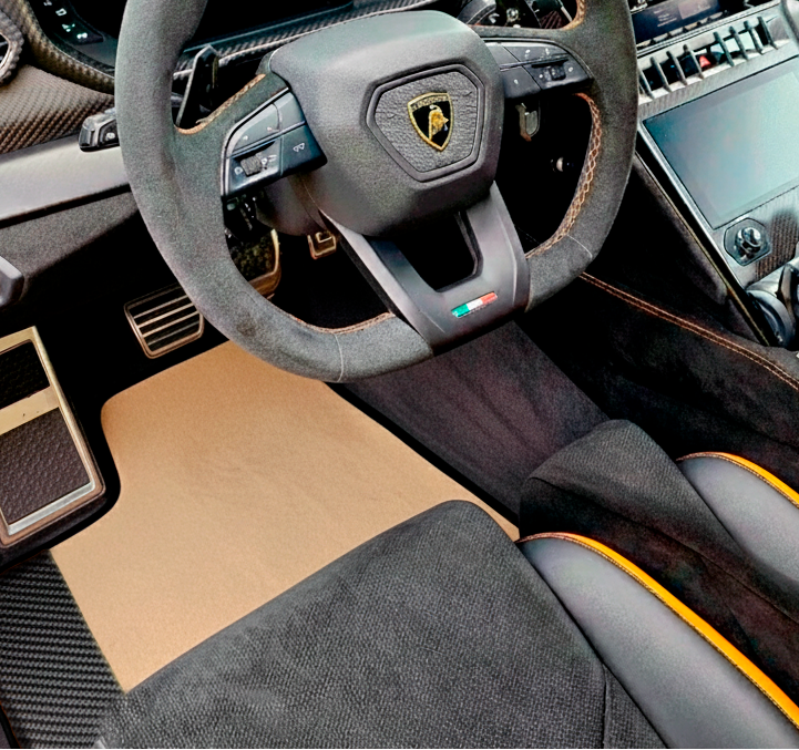Tapis de voiture Beige Sur Mesure Pour Lamborghini Urus