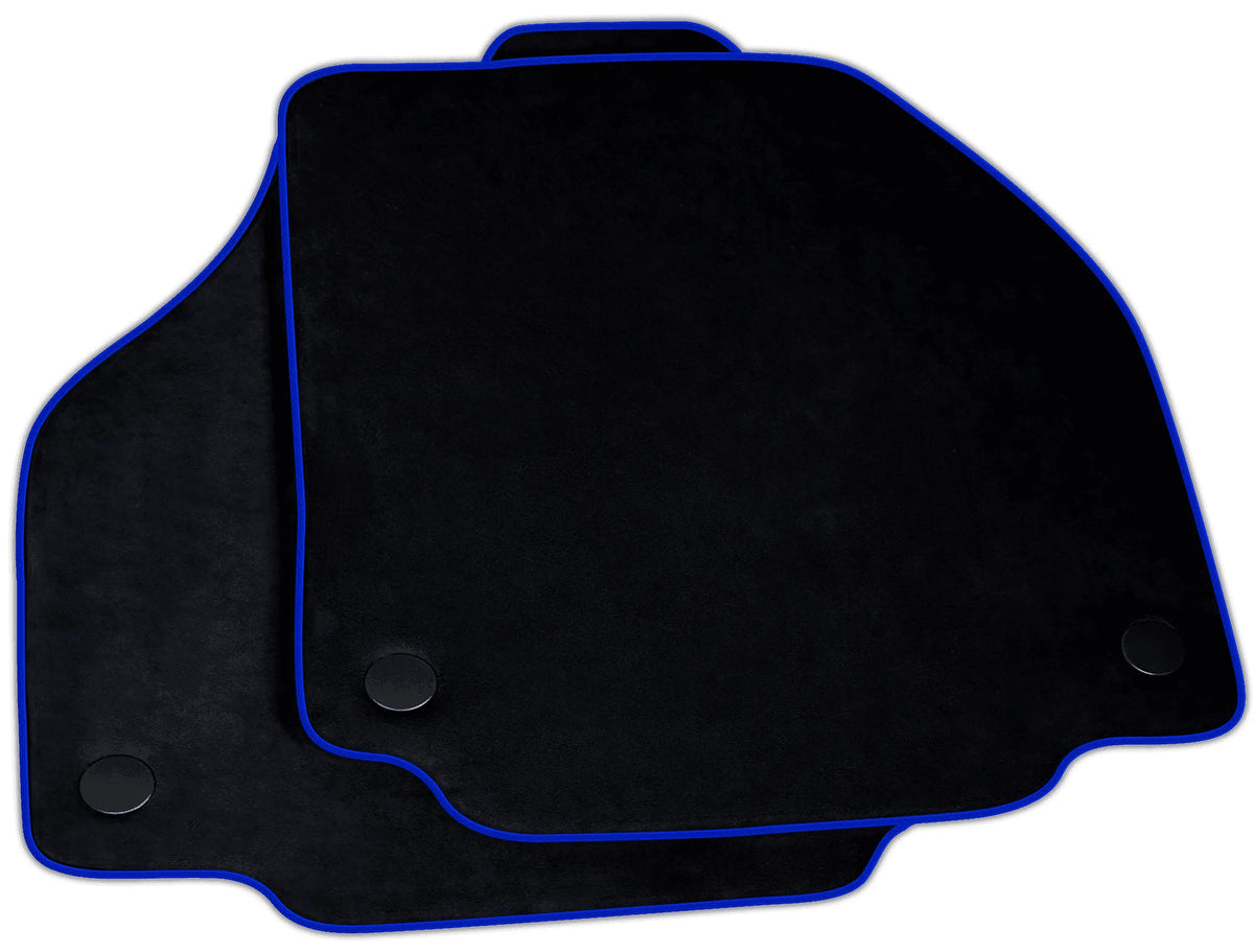 Black Alcantara Floor Mats for Ferrari 488 Spider | Various Trim Colors
