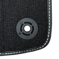 Black Floor Mats for Aston Martin DB11 (2016–2023) with Leather - AutoWin