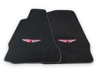 Black Floor Mats For Aston Martin DB9 (2004-2016) | ER56 Design - AutoWin