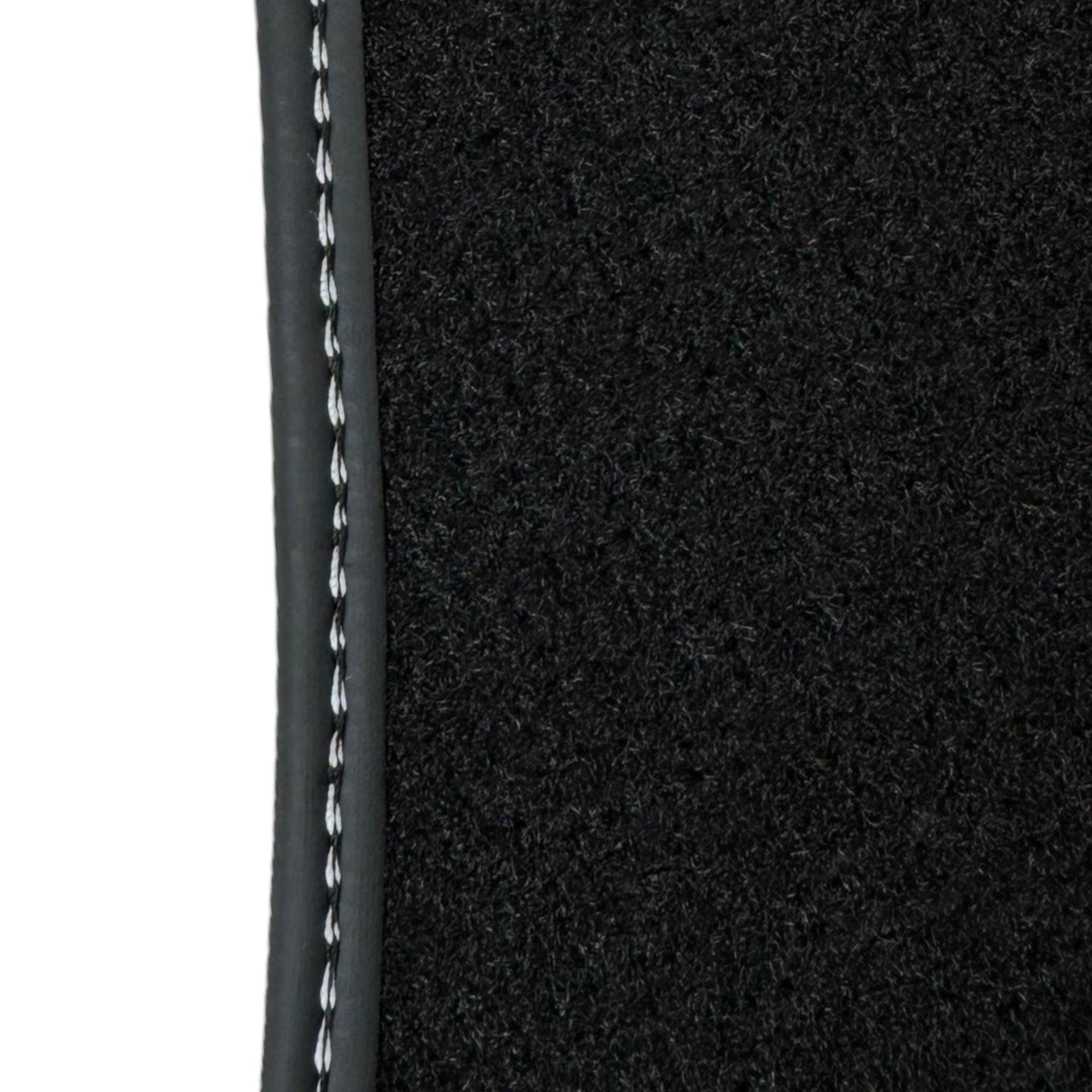 Black Floor Mats for Aston Martin DB9 (2004-2016) with Leather - AutoWin