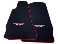 Black Floor Mats for Aston Martin V12 Vanquish S (2004-2007)
