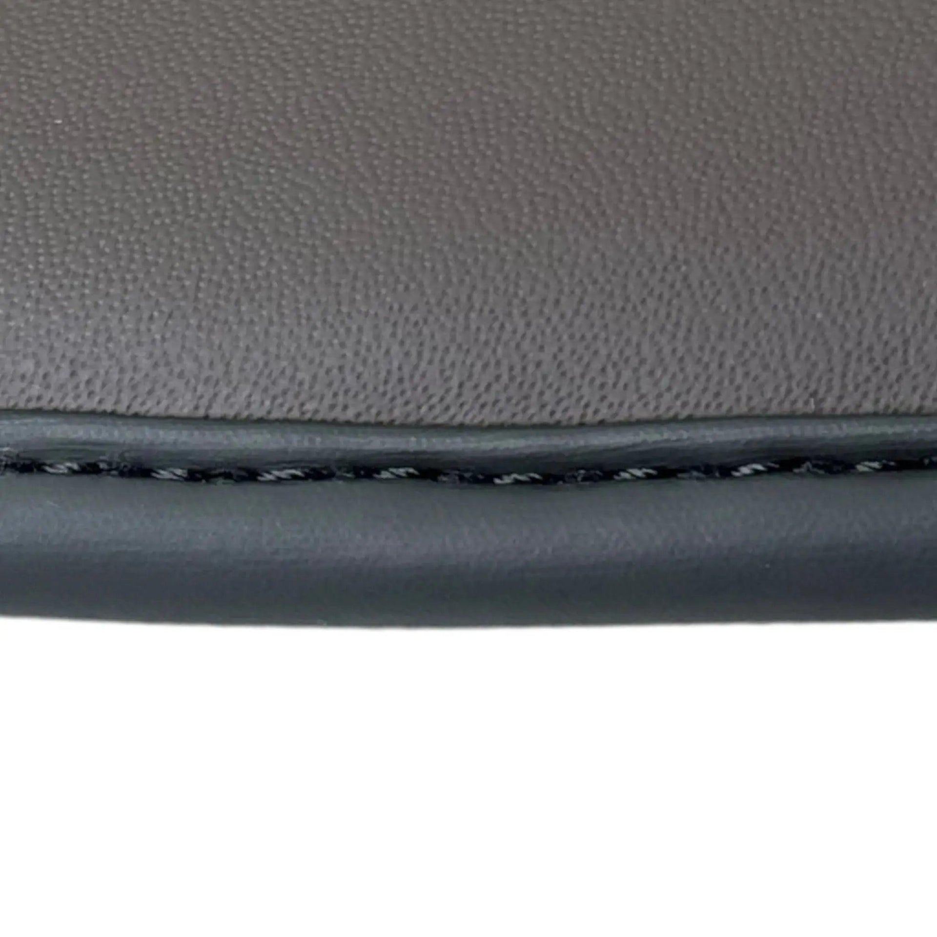 Black Floor Mats for Audi Q8 (2018-2023) with Dark Brown Leather | ER56 Design - AutoWin