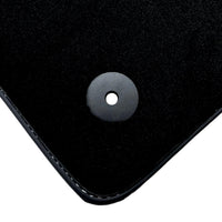 Black Floor Mats for Audi TT MK1 Coupe (1998-2006) with Leather - AutoWin