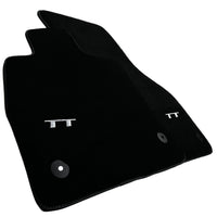 Black Floor Mats for Audi TT MK2 Convertible (2006-2014) - AutoWin