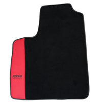 Black Floor Mats for Bentley Continental GT (2003–2011) with Red Leather | ER56 Design - AutoWin