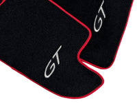 Black Floor Mats For Bentley Continental GT (2011–2018) With Red Trim - AutoWin