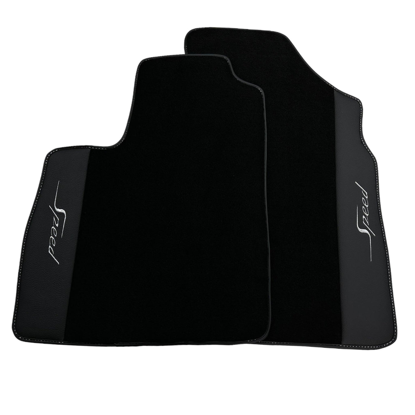 Black Floor Mats For Bentley Continental GT Speed (2011–2018) with Leather - AutoWin