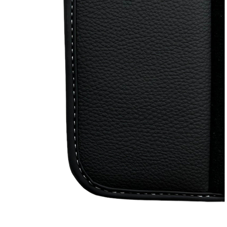 Black Floor Mats For Bentley Continental GT Speed (2011–2018) with Leather - AutoWin