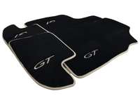 Black Floor Mats For Bentley Continental GTC (2006–2011) With Beige Trim - AutoWin