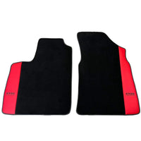 Black Floor Mats for Bentley Continental GTC (2011–2018) with Red Leather | ER56 Design - AutoWin
