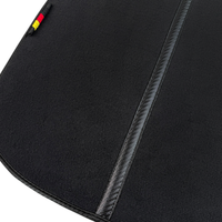 Black Floor Mats for BMW 1 Series E82 (2004-2013) side view - BMW 1 Series (2004-2013)