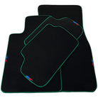 Black Floor Mats For BMW 1 Series F20 | Green Trim - AutoWin