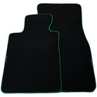 Black Floor Mats For BMW 1 Series F20 | Green Trim - AutoWin
