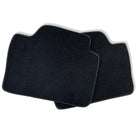 Black Floor Mats For BMW 4 Series G26 Gran Coupe With 3 Color Stripes Tailored Set Perfect Fit - AutoWin