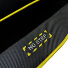 Black Floor Mats For BMW 5 Series E39 | Fighter Jet Edition | Yellow Trim - AutoWin