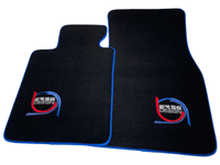 Black Floor Mats For BMW F74 Gran Coupe (2025-2026) ER56 Design Limited Edition Blue Trim - AutoWin