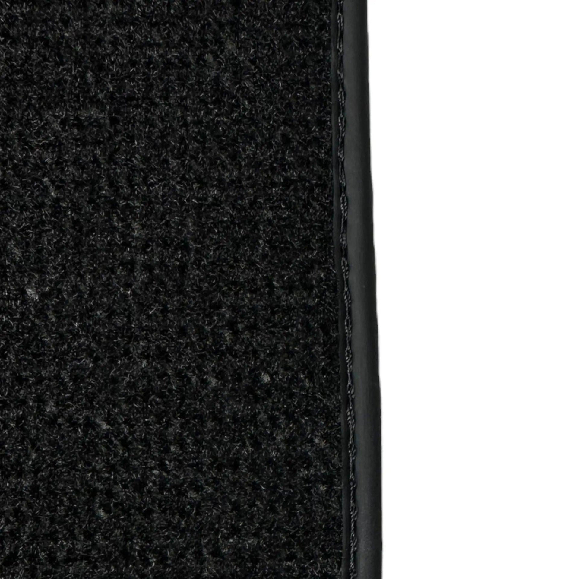 Black Floor Mats for BMW 5 Series G30 Sedan (2016-2023) with Alcantara Leather - AutoWin
