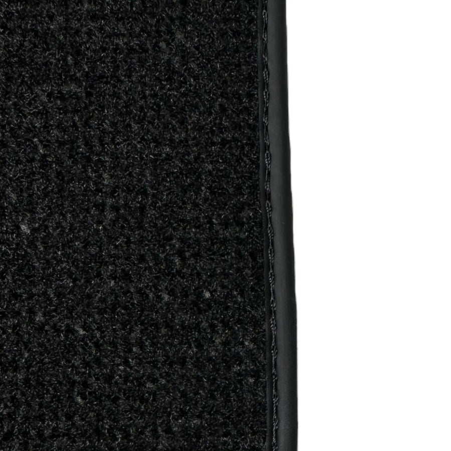 Black Floor Mats for BMW 5 Series G30 Sedan (2016-2023) with Alcantara Leather - AutoWin