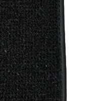 Black Floor Mats for BMW 1 Series 1 Series with Alcantara Leather - AutoWin