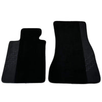 Black Floor Mats for BMW 2 Series Gran Tourer F46 (2015-2022) 5 Seats with Alcantara Leather - AutoWin