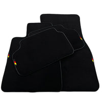 Black Floor Mats For BMW M3 G81 Touring (2022-2026) with German Flag - AutoWin