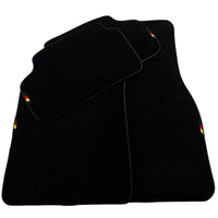 Black Floor Mats For BMW 1 Series F70 with German Flag - AutoWin