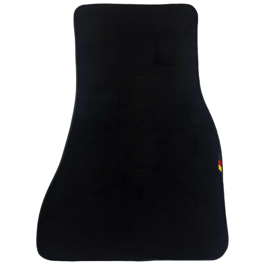 Black Floor Mats For BMW Gran Tourer F46 (2015-2022) 7 Seats with German Flag - AutoWin