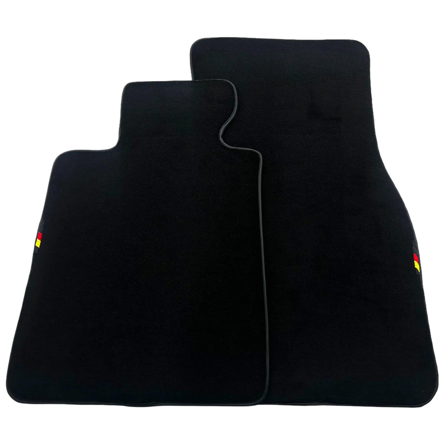 Black Floor Mats For BMW M5 G90 (2023-2026) Sedan with German Flag - AutoWin