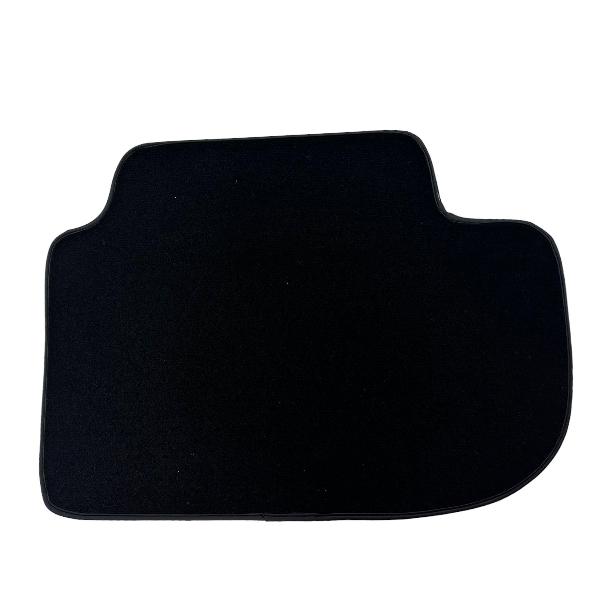 Black Floor Mats For BMW M6 F06 Gran Coupe With 3 Color Stripes Tailored Set Perfect Fit - AutoWin