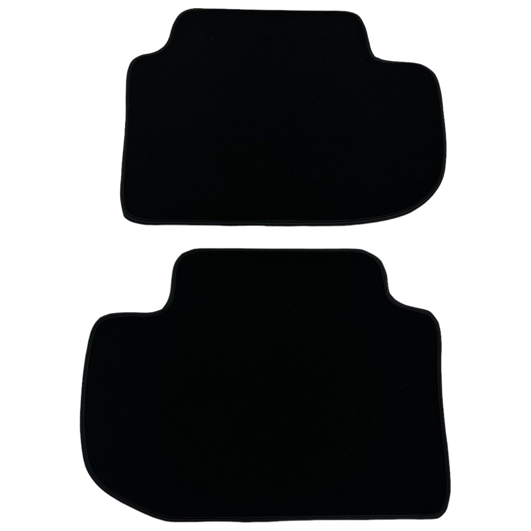 Black Floor Mats For BMW M6 F06 Gran Coupe With 3 Color Stripes Tailored Set Perfect Fit - AutoWin