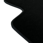 Black Floor Mats For BMW M6 F06 Gran Coupe With 3 Color Stripes Tailored Set Perfect Fit - AutoWin
