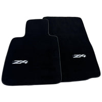 Black Floor Mats for BMW Z4 Series E86 Coupe (2003-2008) - AutoWin