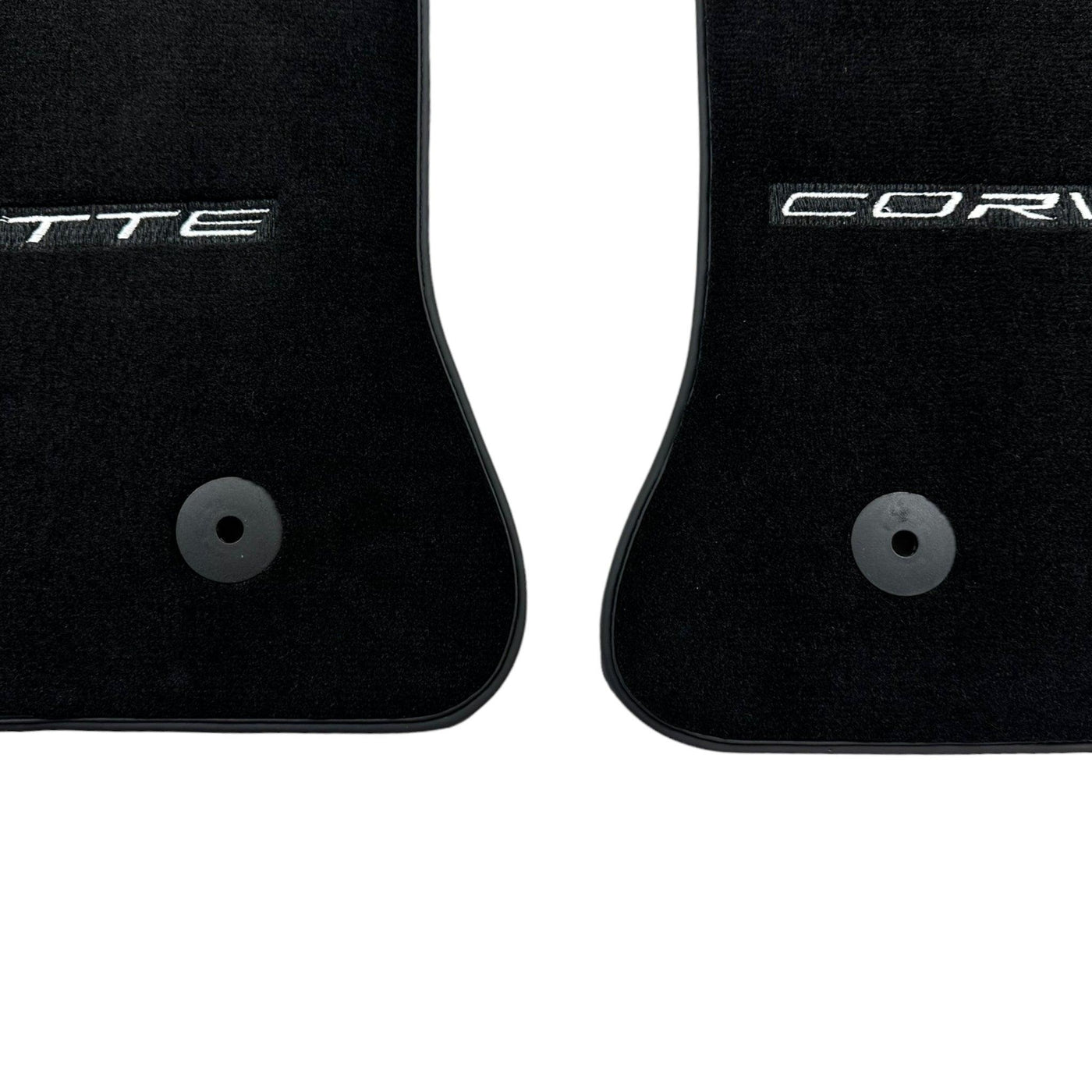 Black Floor Mats For Chevrolet Corvette C7 (2014-2019) - AutoWin