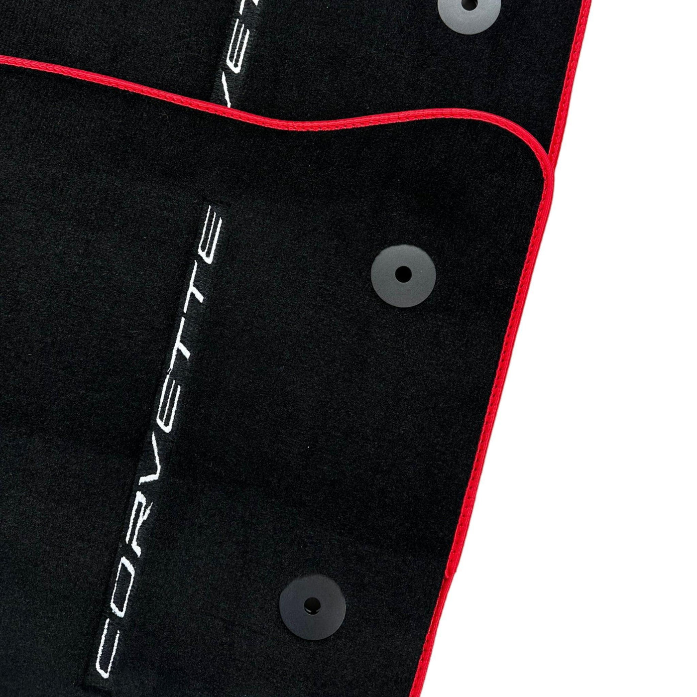 Black Floor Mats For Chevrolet Corvette C7 Targa Top (2014-2019) - AutoWin