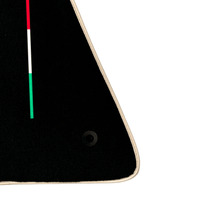 Black Floor Mats for Ferrari SF90 Stradale (2019-2024) with Beige Trim - AutoWin