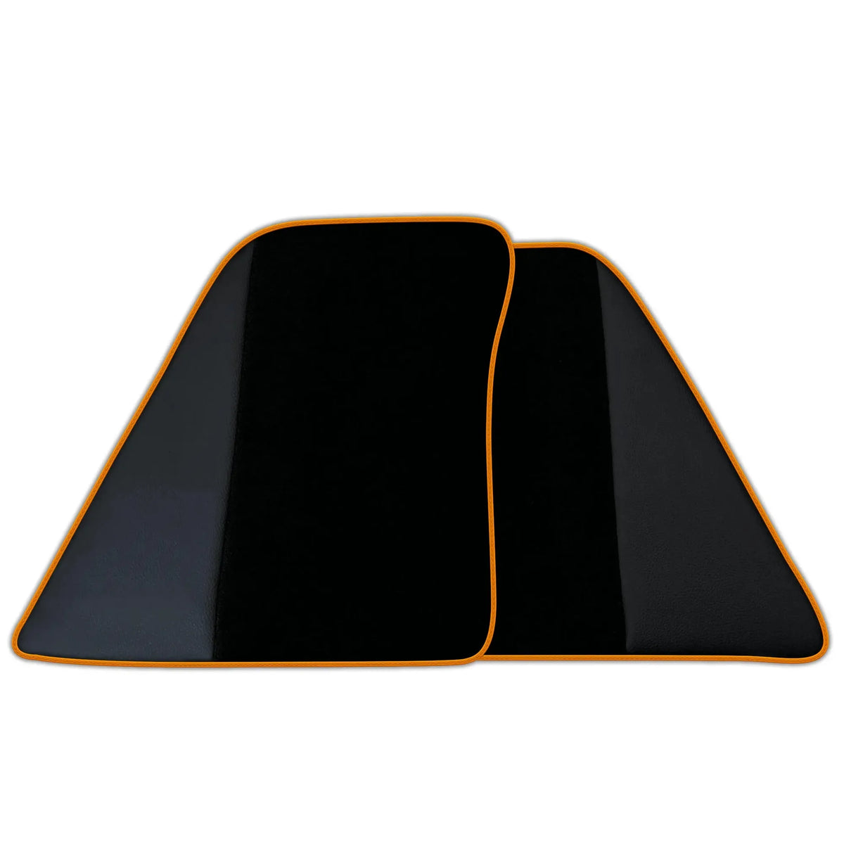 Black Floor Mats for Ferrari 296 GTS (2022-2027) with Leather | Various Trim Colors