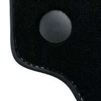 Black Floor Mats for Ferrari 458 GT2 (2012-2015) with Beige Nappa Leather | Italian Edition