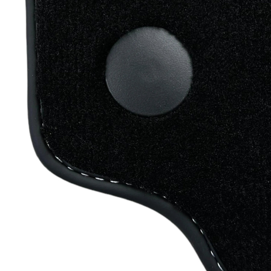 Black Floor Mats for Ferrari 458 GT2 (2012-2015) with Beige Nappa Leather | Italian Edition