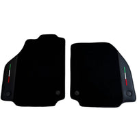 Black Floor Mats for Ferrari 488 GTB (2016-2022) with Leather